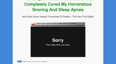 The Discontinue Snoring and Sleep Apnea Reveal Program