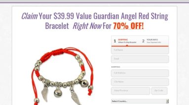 Ravishing Guardian Angel Bracelet Offer with Stout Funnel! 75% for you!