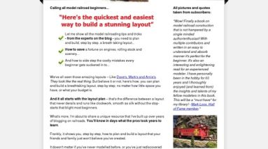 Mannequin railroad manual and print out structures